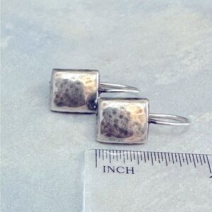 Silpada hammered earrings.